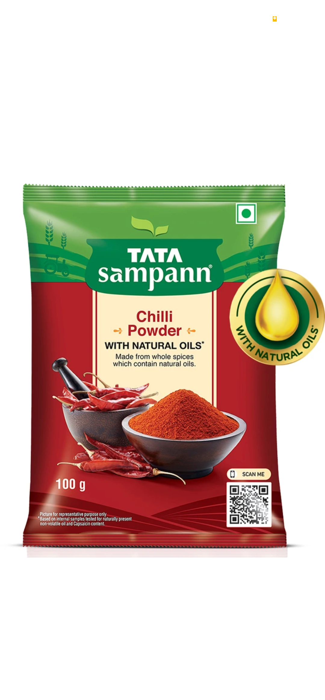 Tata Sampann Chilli Powder 200g, Lal Mirchi Powder,