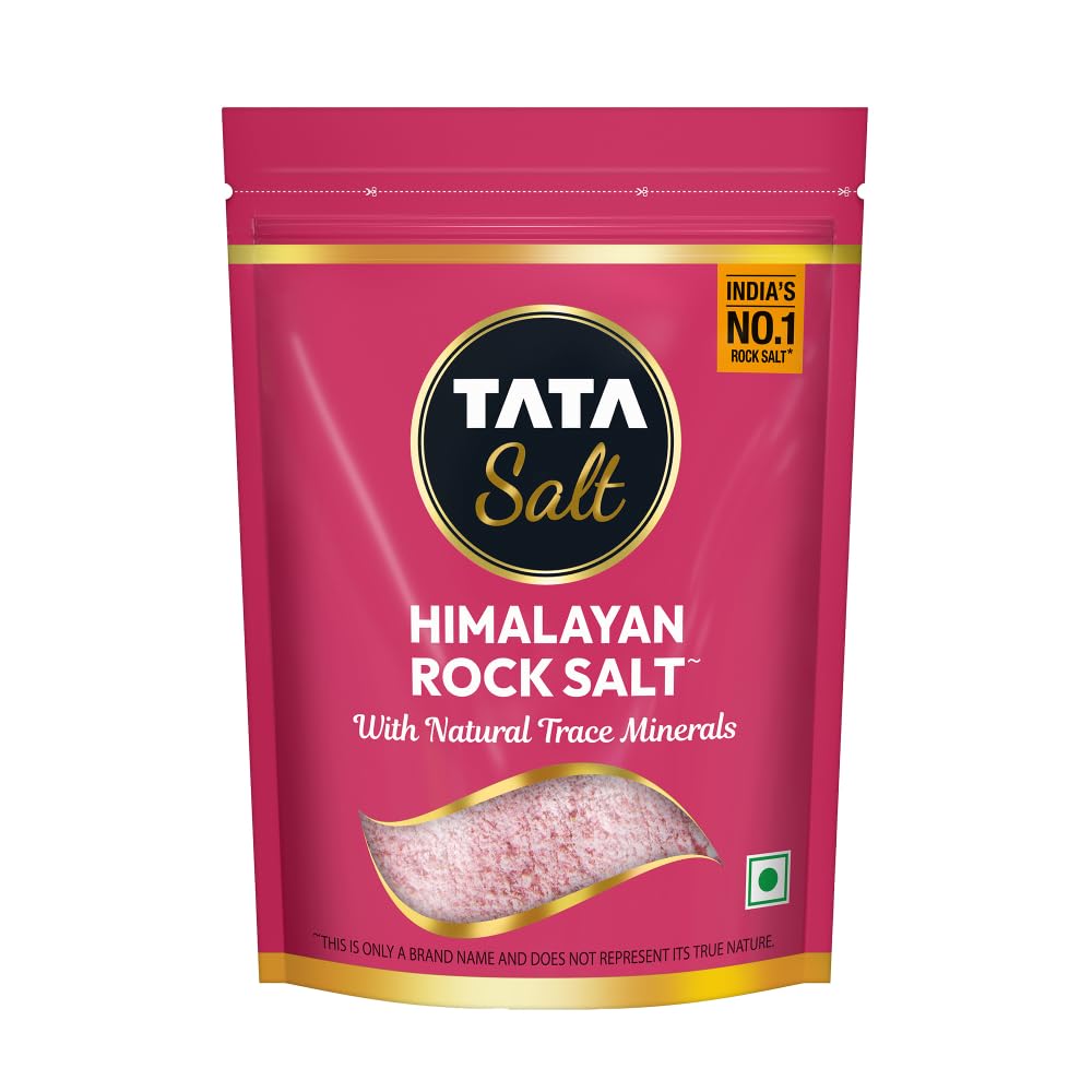 Tata Himalayan Rock Pink Salt, 1kg Pouch, Namak, ,TATA