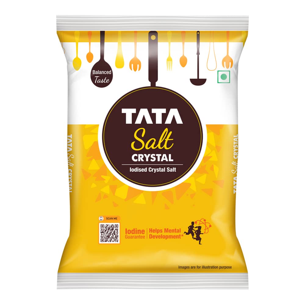 Tata Salt Crystal Salt, 1 kg Brand: TATA SALT