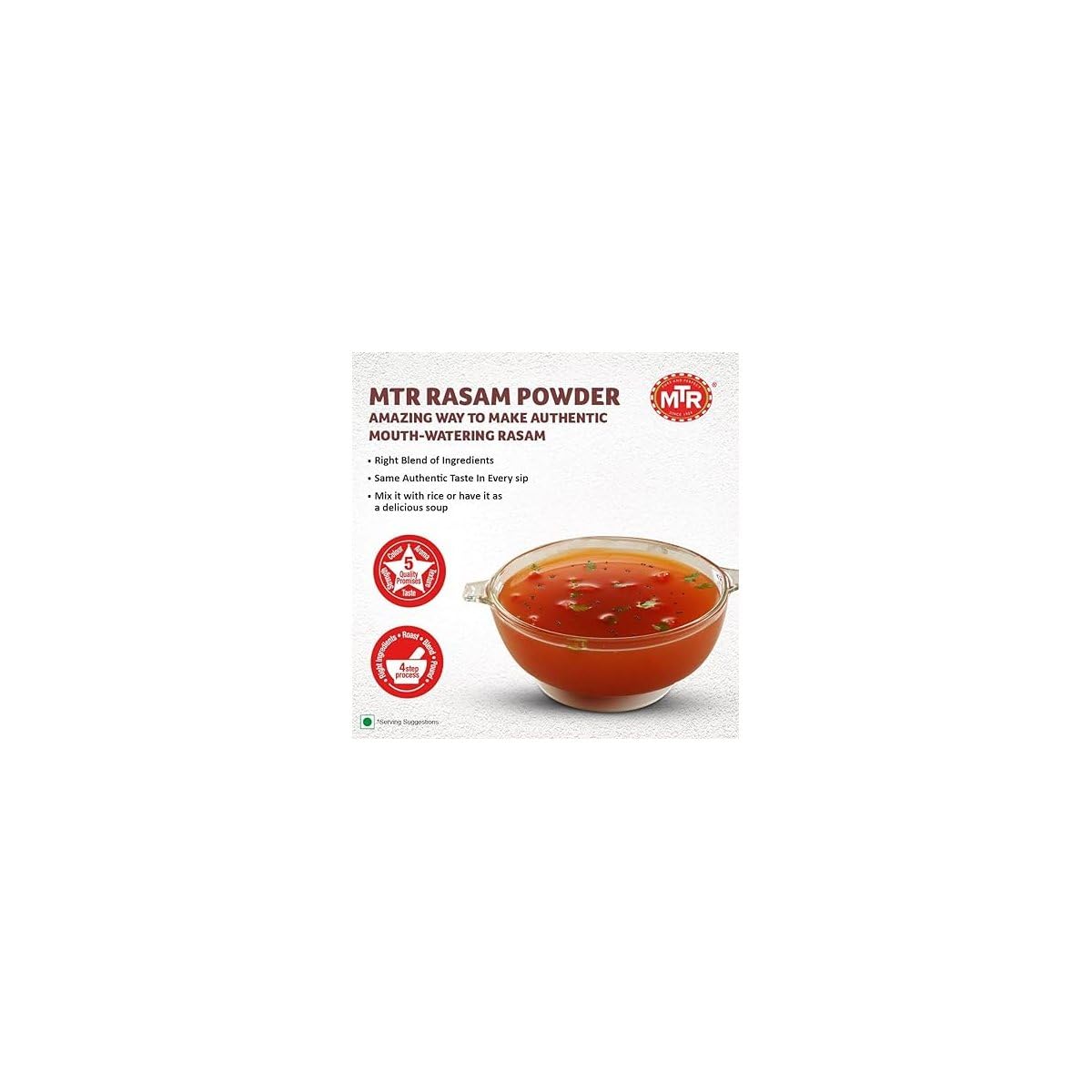 MTR Rasam Powder |  Authentic Spiced South-Indian Soup |