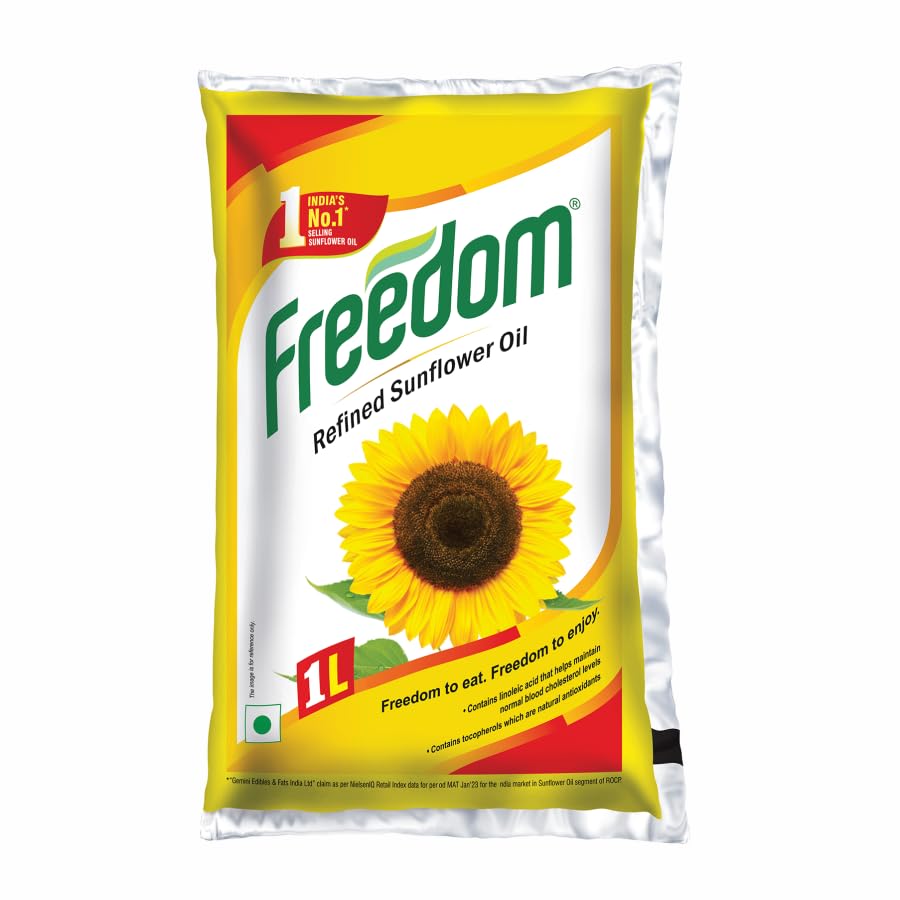 Freedom Refined Sunflower Oil, 1L Brand: Freedom