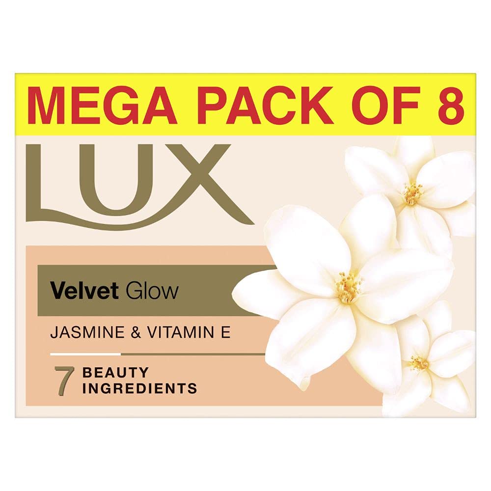 LUX Velvet Glow Jasmine & Vitamin E for Glowing Skin Beauty Soap