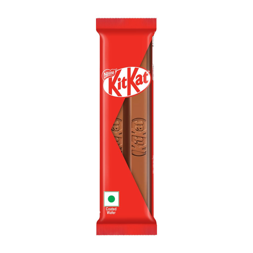 KIT KAT 2 Fingers, Choco Coated Wafer Bar, 19g, Pack