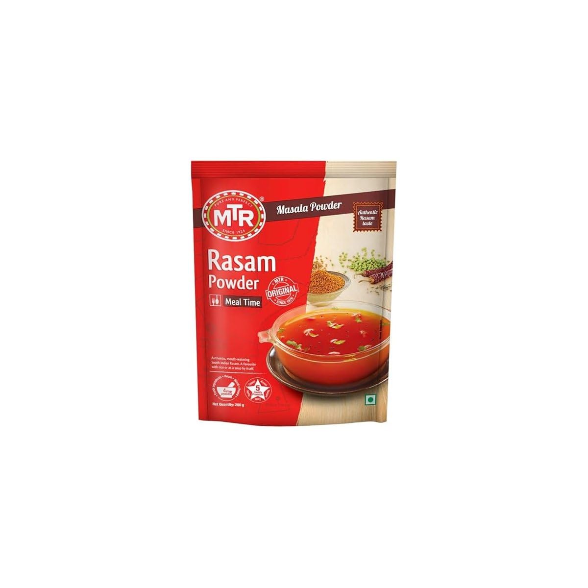 MTR Rasam Powder |  Authentic Spiced South-Indian Soup |