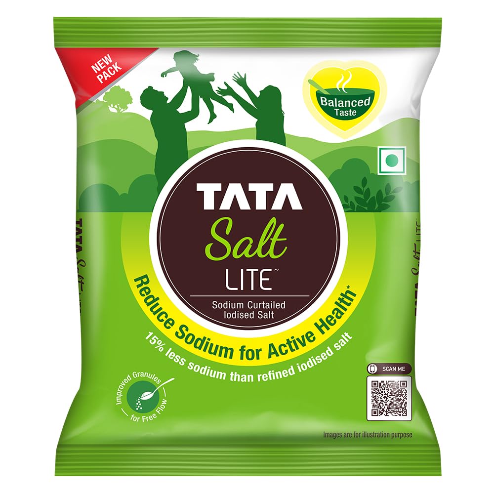 Tata Salt Lite, Low Sodium, 1kg TATA SALT