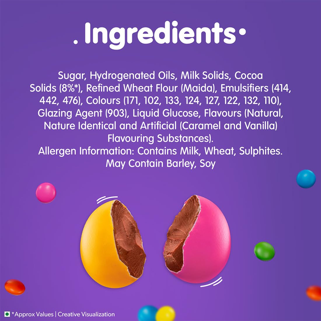 Cadbury Gems Surprise Chocolate Ball, 15.8 g