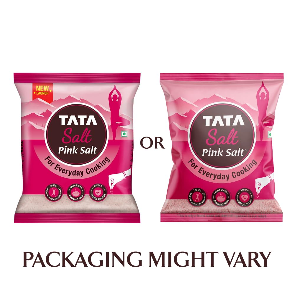 Tata Salt Pink Salt, 1kg, Rock Salt =TATA SALT