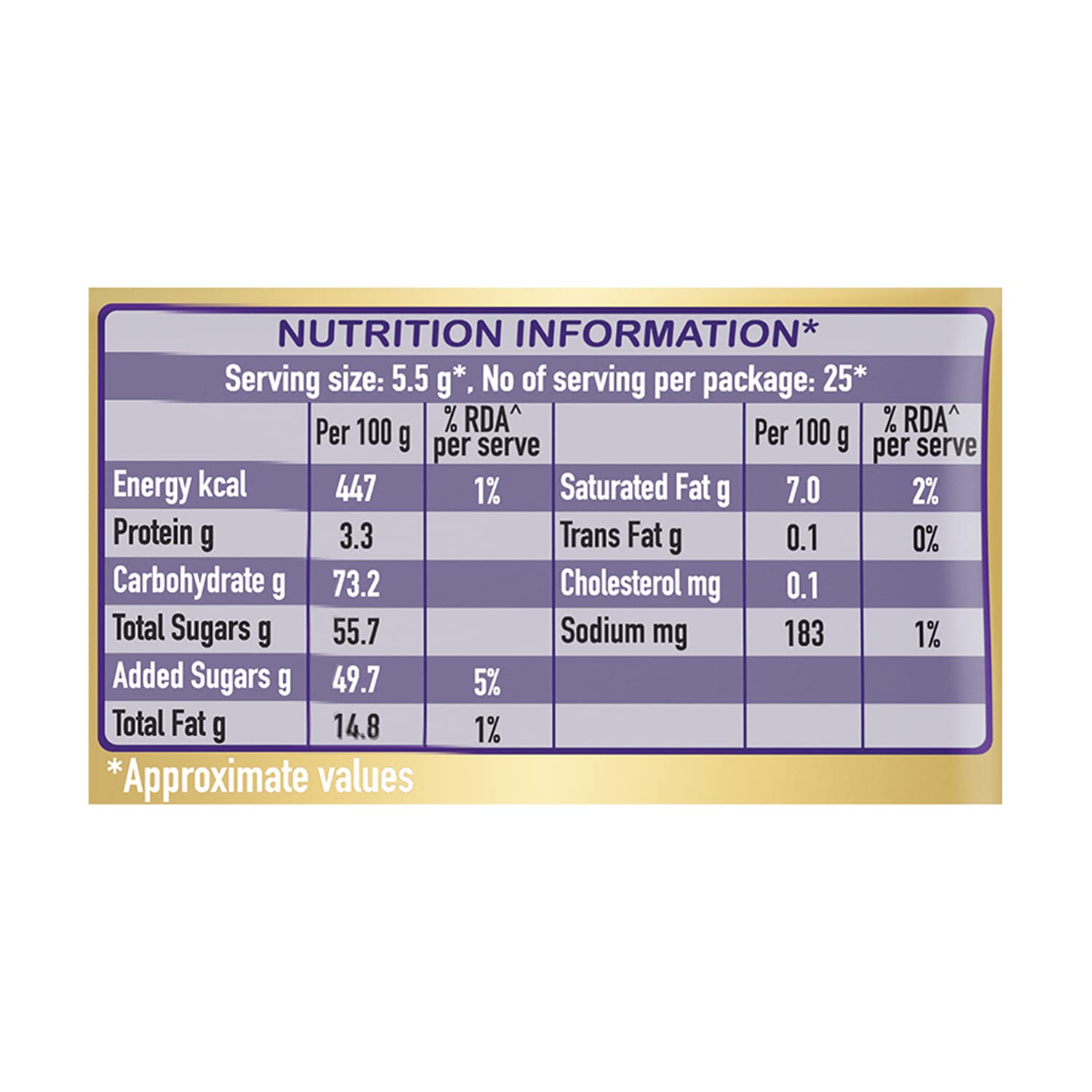 Cadbury Choclairs Chocolate Gold Candy, 137 G|25 Pieces - 5.5 Gram Each