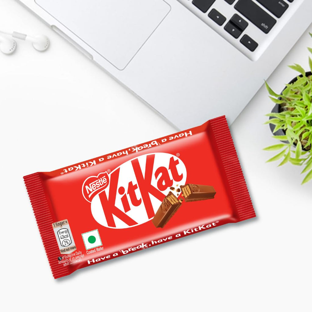KIT KAT 3 Fingers, Choco Coated Wafer Bar, 28.5g, Pack