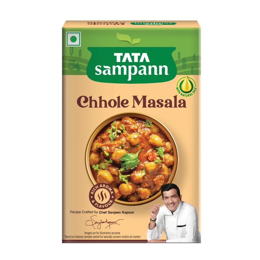 Tata Sampann Chhole Masala with Natural Oils,
