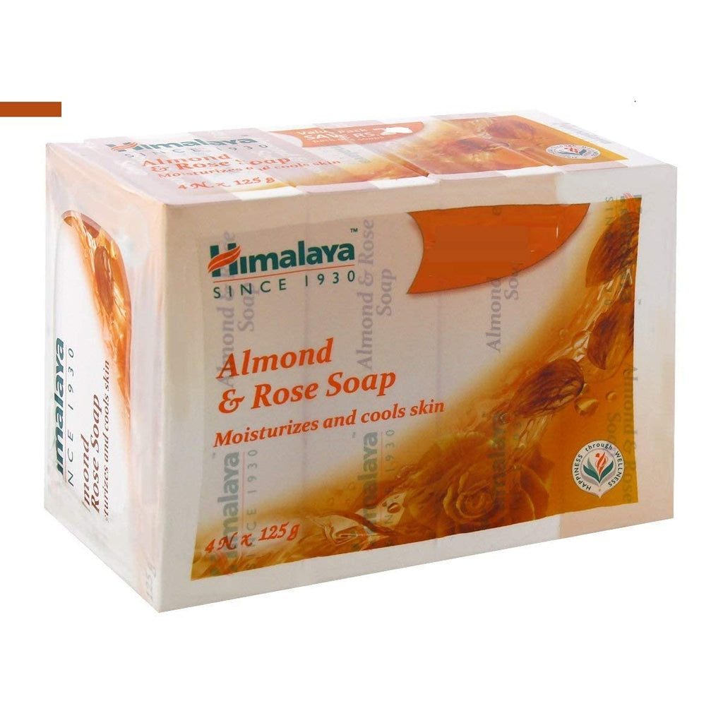 Himalaya Herbals Soap, Almond and Rose, 125g ,
