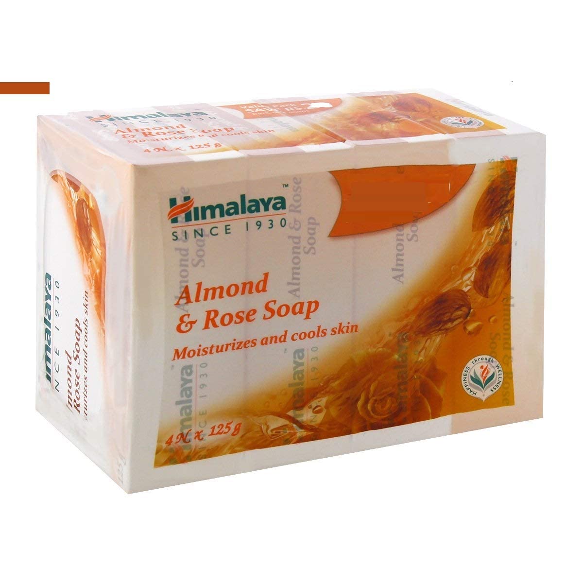 Himalaya Herbals Soap, Almond and Rose, 125g ,