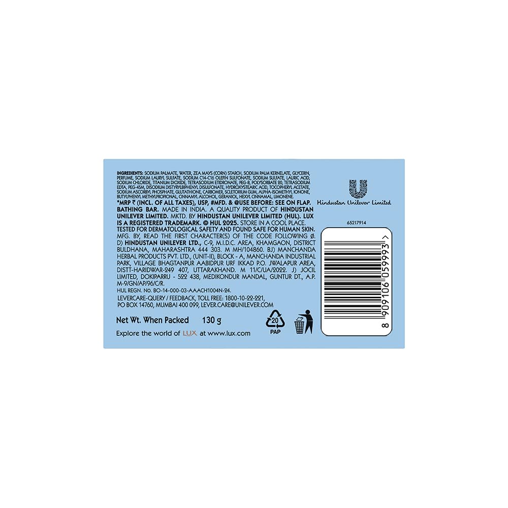 LUX International Creamy Perfection Soap Bar, 125 g