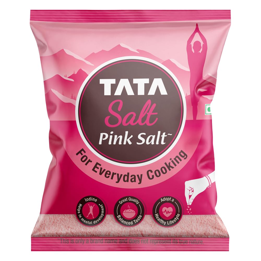 Tata Salt Pink Salt, 1kg, Rock Salt =TATA SALT