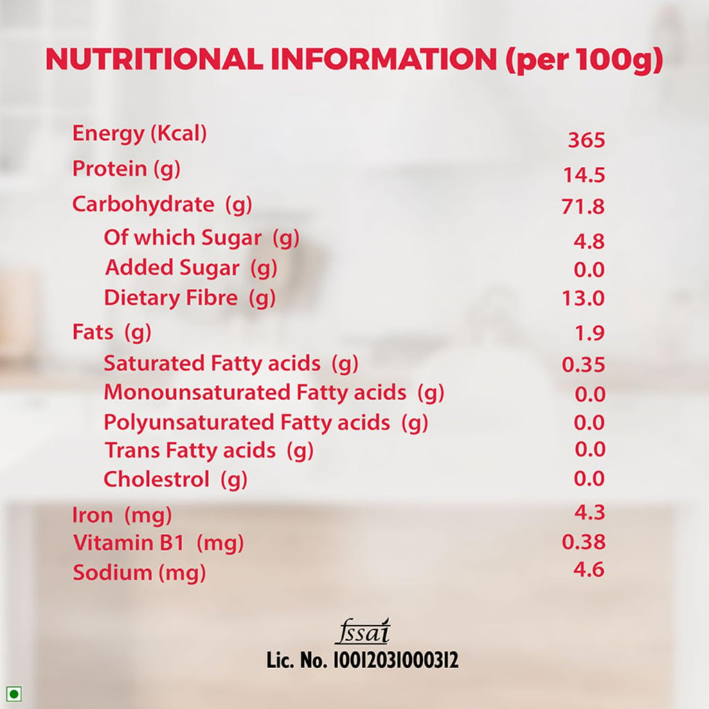 Aashirvaad Atta with Multigrains, 5kg pack, The High Fibre Atta