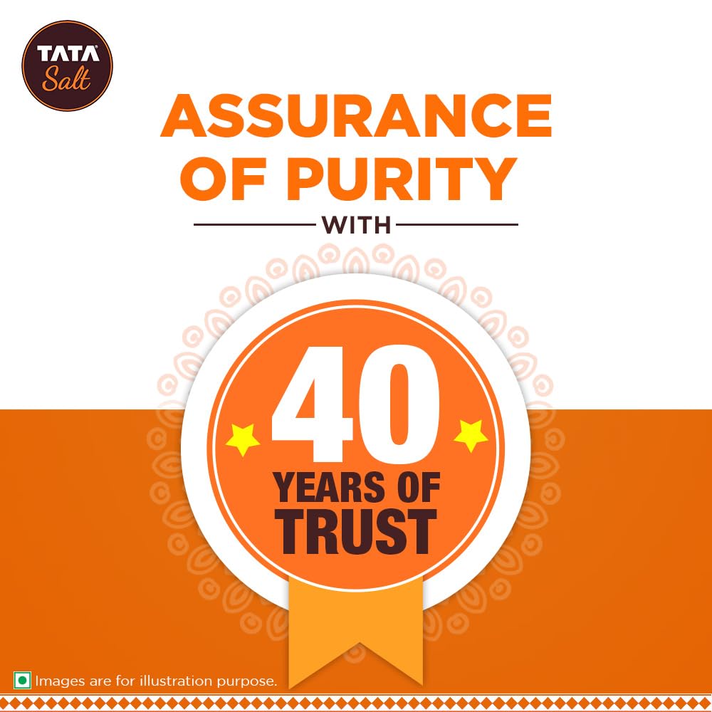 Tata Salt 1 Kg, Free Flowing and Iodised Namak,: TATA SALT