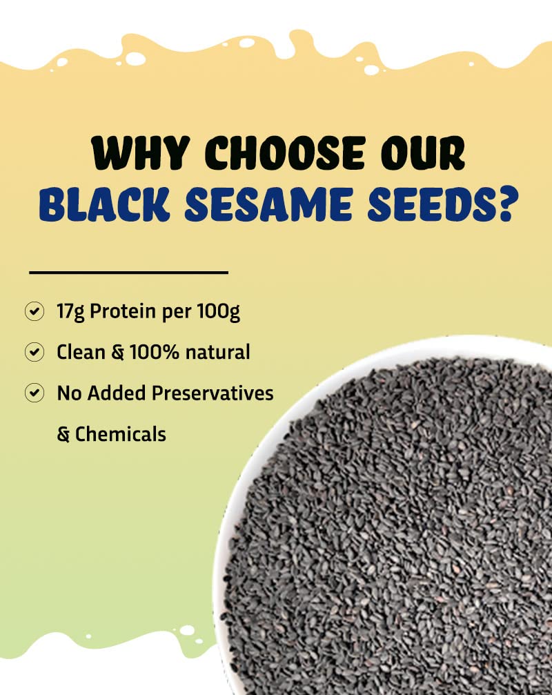 Black Sesame Seeds  Kaale Til  (నల్ల నుగులు)