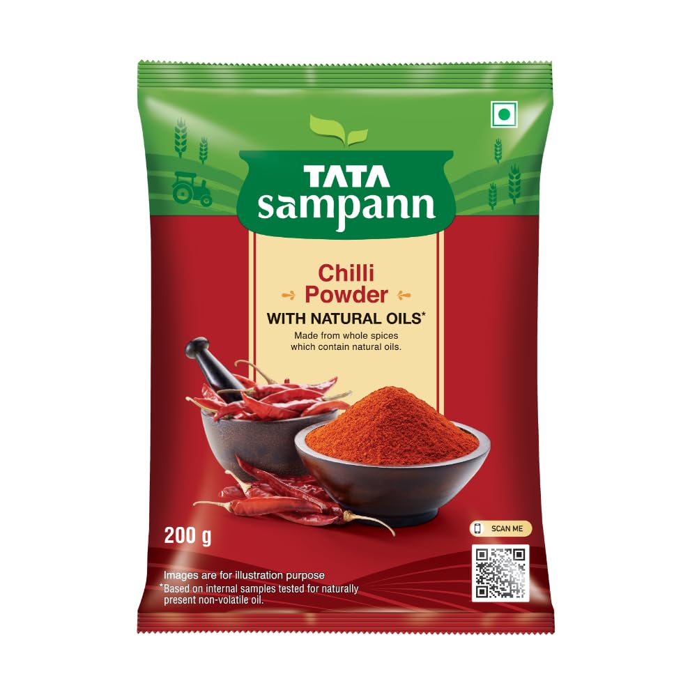 Tata Sampann Chilli Powder 200g, Lal Mirchi Powder,