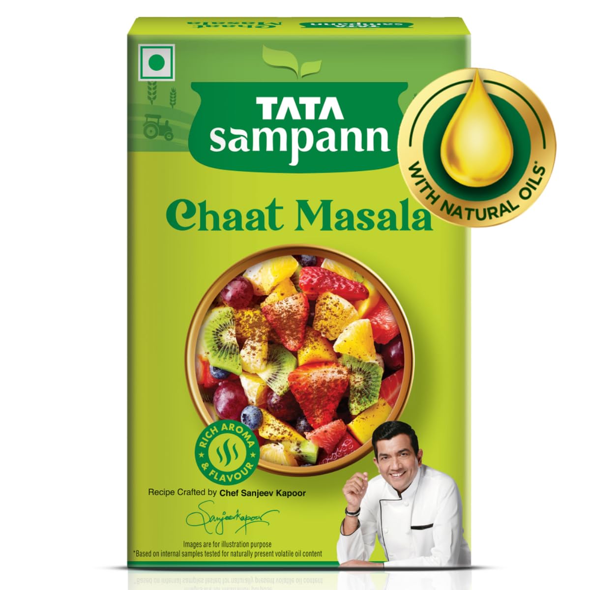 Tata Sampann Chaat Masala with Natural Oils,