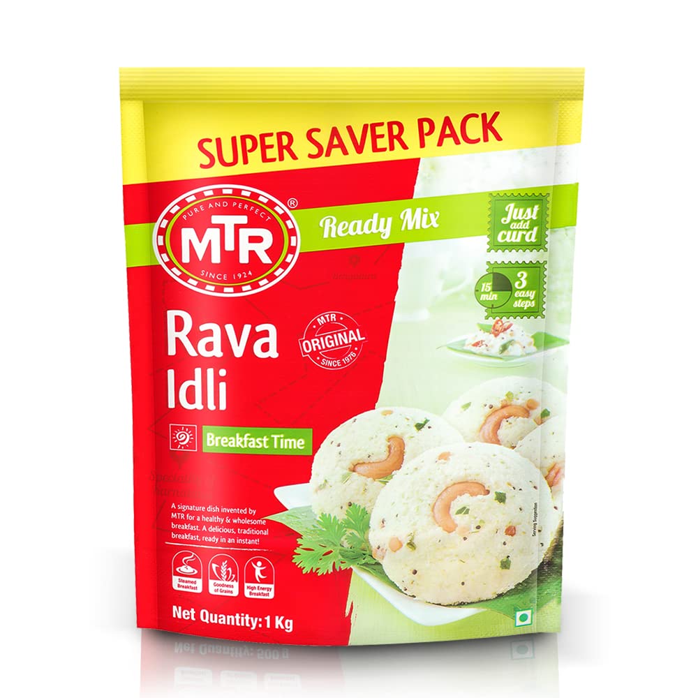 MTR Rava Idli Mix -  | Quick Breakfast | Instant Ready to Cook Mix || 1kg MTR