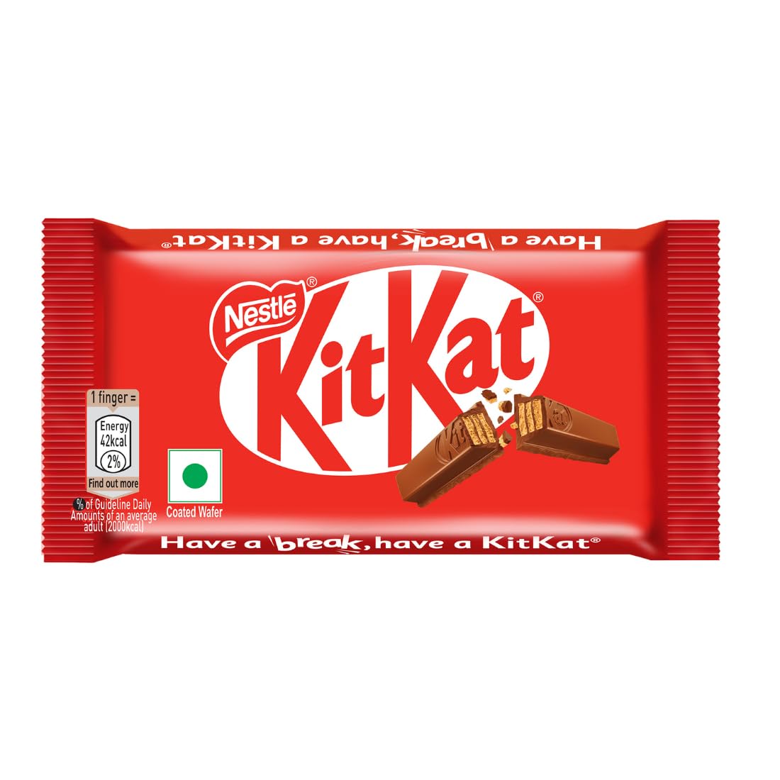 KIT KAT 3 Fingers, Choco Coated Wafer Bar, 28.5g, Pack