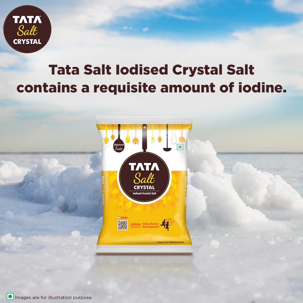 Tata Salt Crystal Salt, 1 kg Brand: TATA SALT