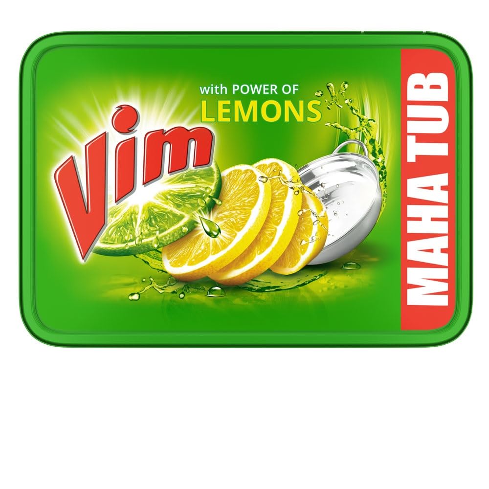 Vim Dishwash Bar With Power Of Lemon, 500 g