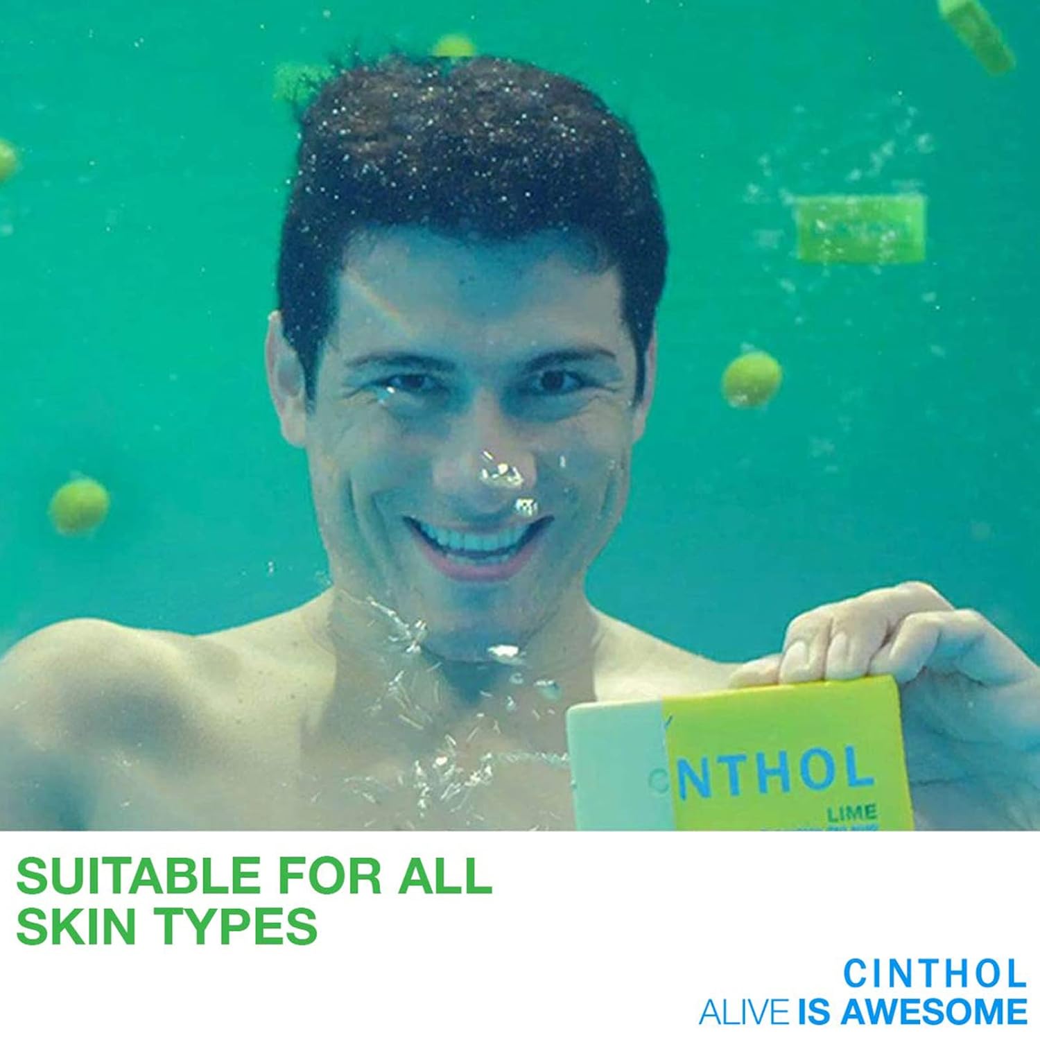 Cinthol Lime Bath Soap - 100g Grade 1 Soap | For All Skin Types