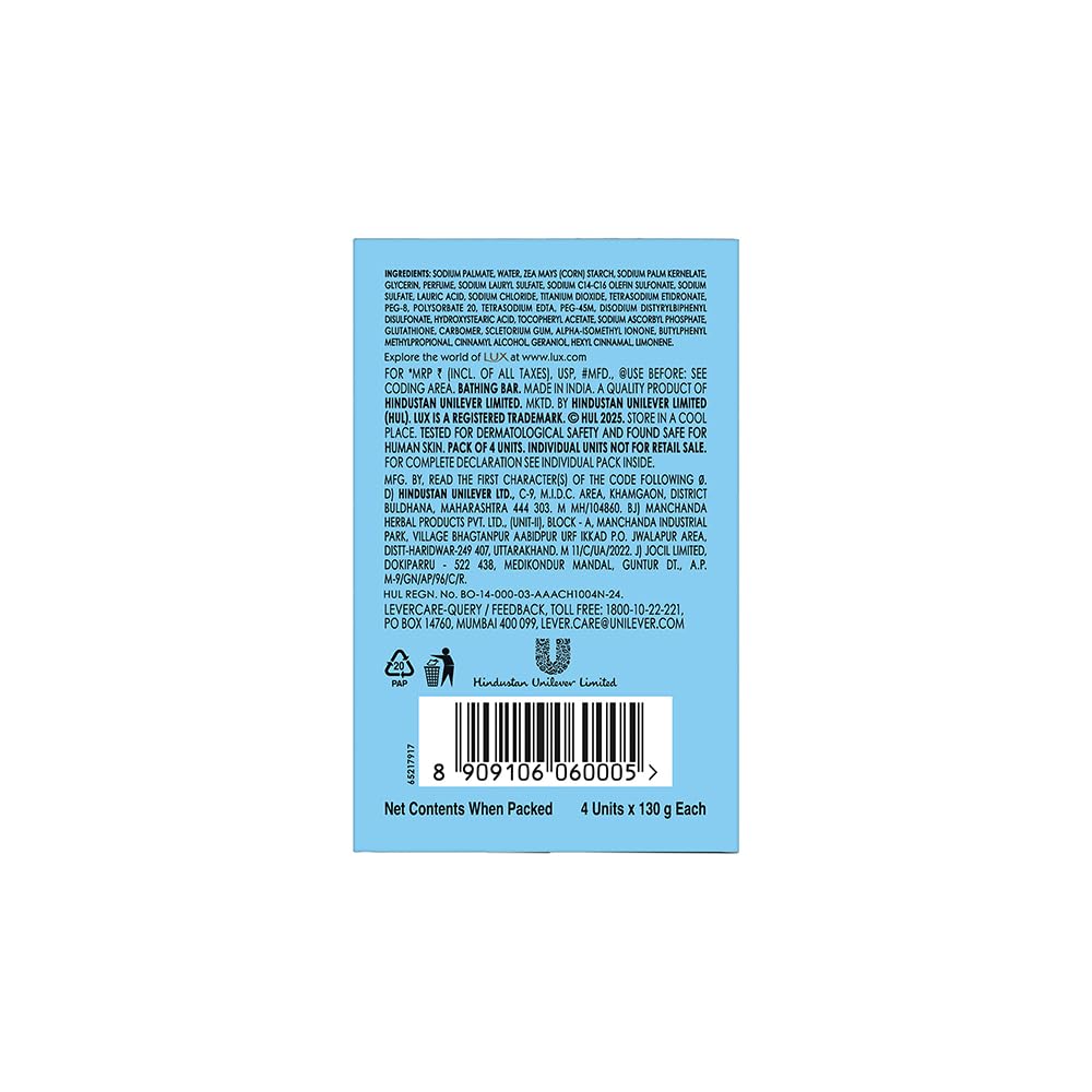 LUX International Smooth & Radiant Bathing Soap   LUXURIOUS BATHING EXPERIENCE,