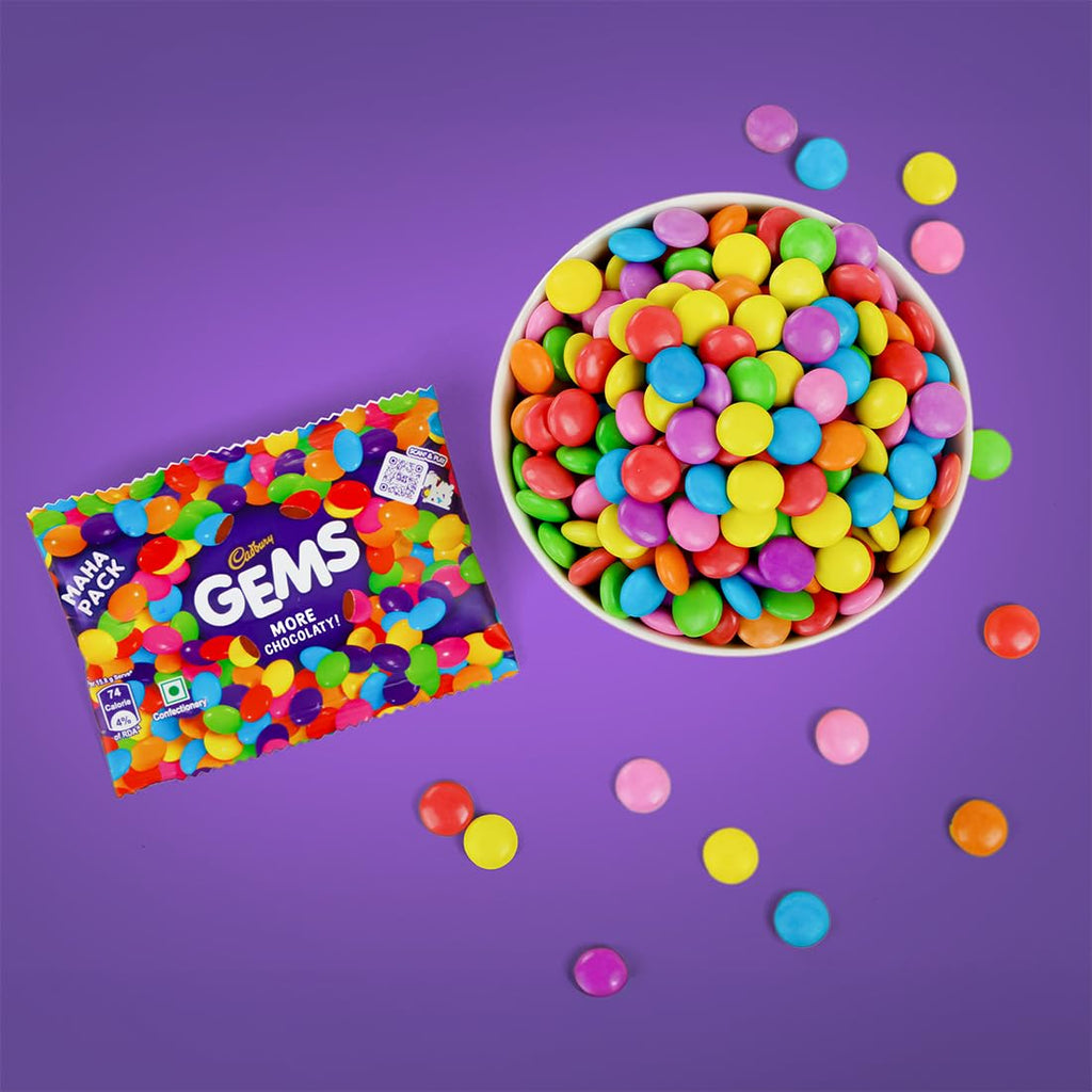 Cadbury Gems Chocolate Pouch, 15.8 g