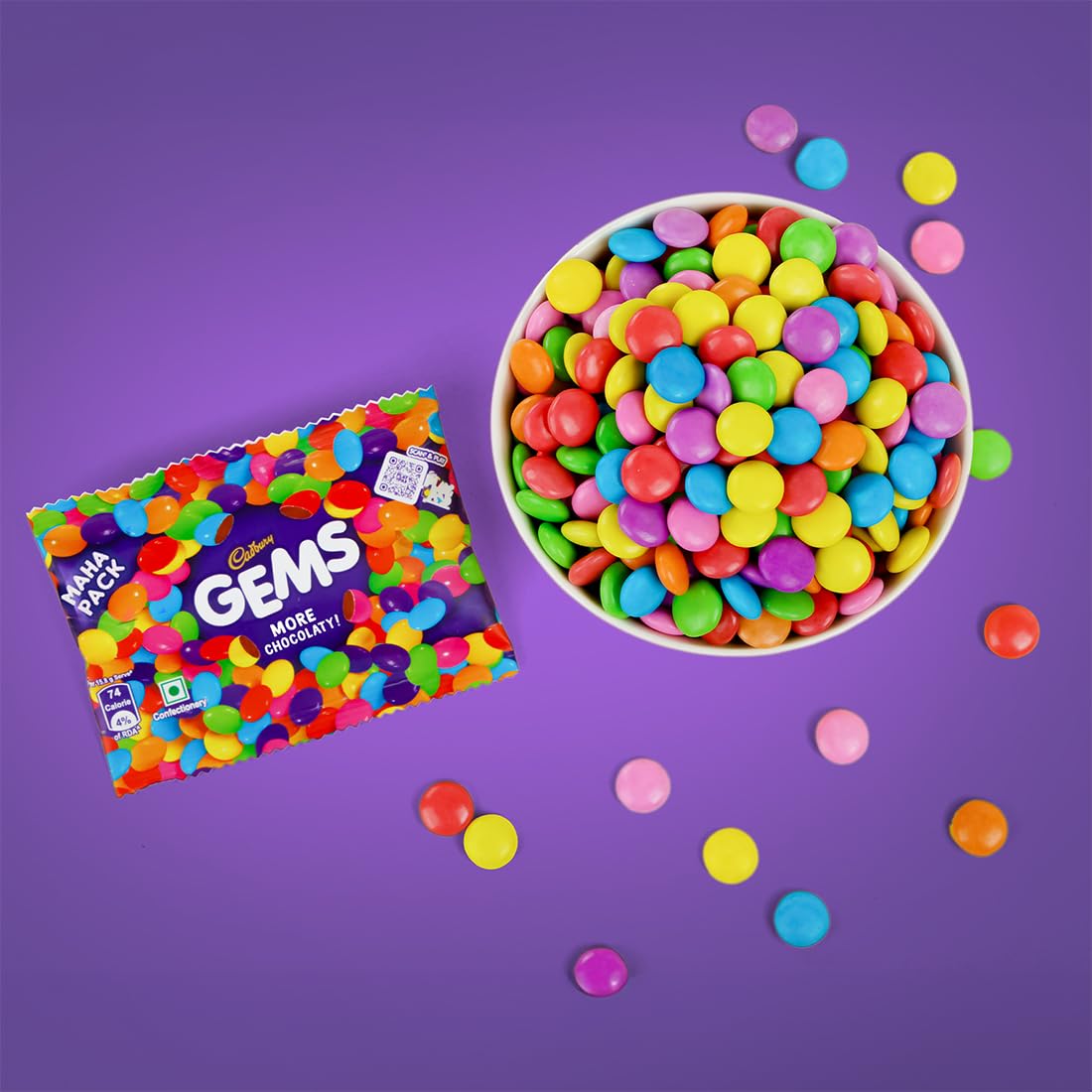 Cadbury Gems Chocolate Pouch, 15.8 g