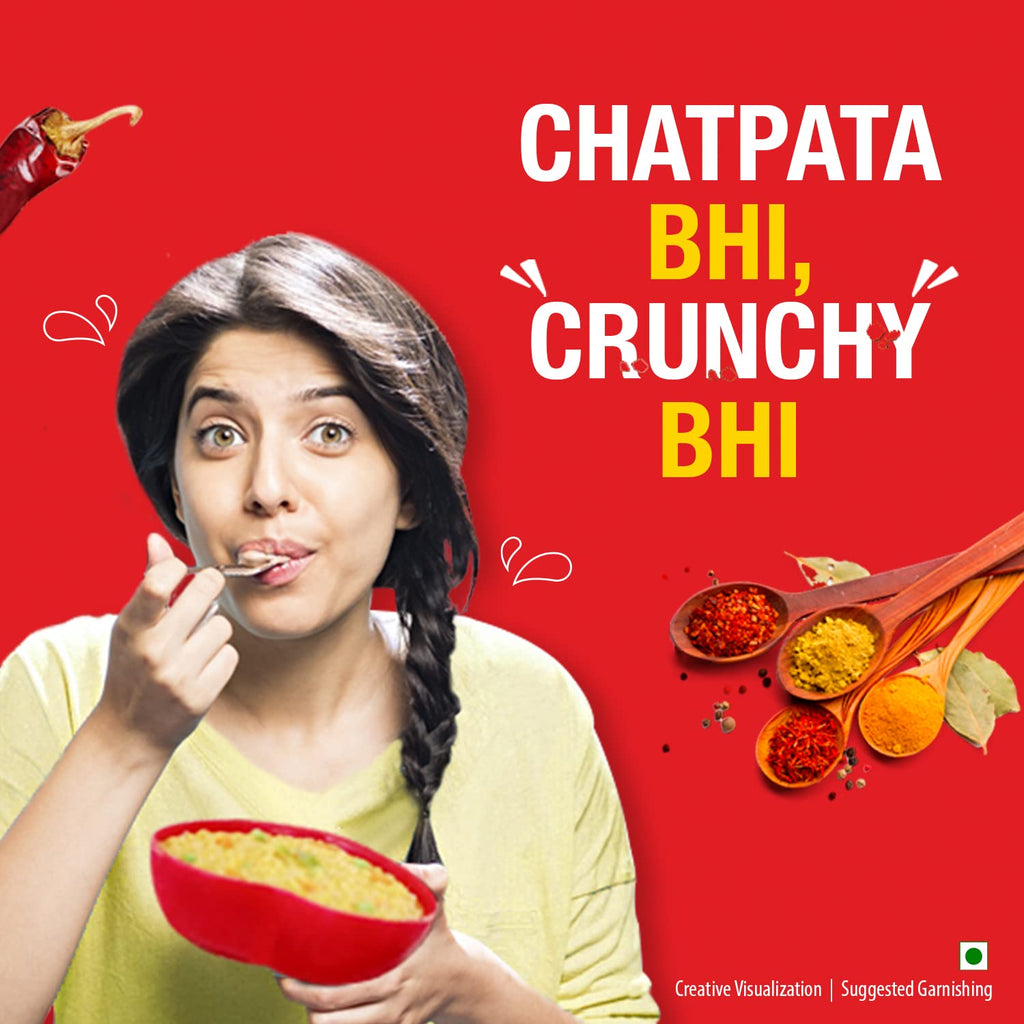 Saffola Masala Oats Karara Crunch,  500g| Tasty Evening Snack,