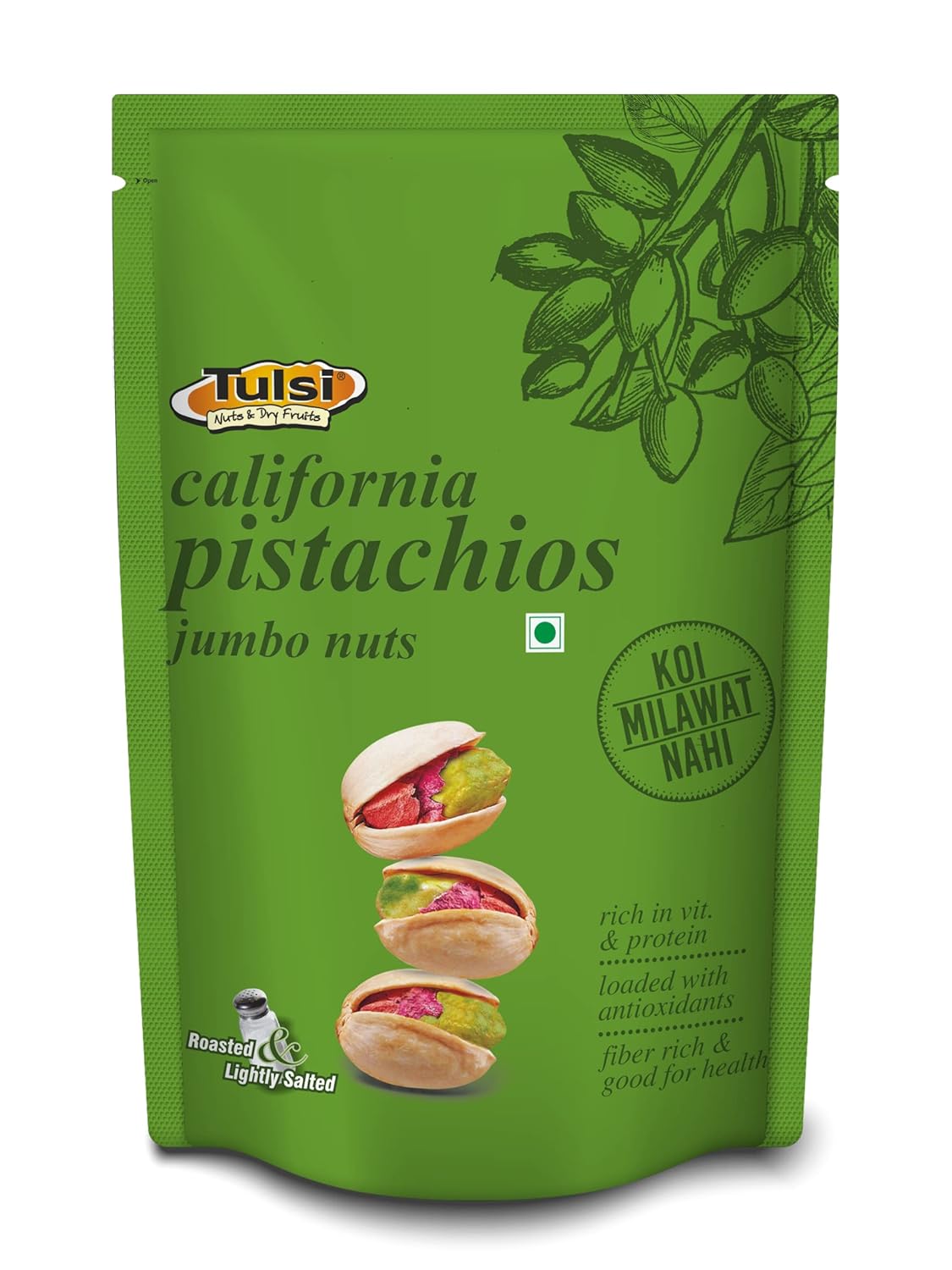 Tulsi Roasted California Pistachios, 200g