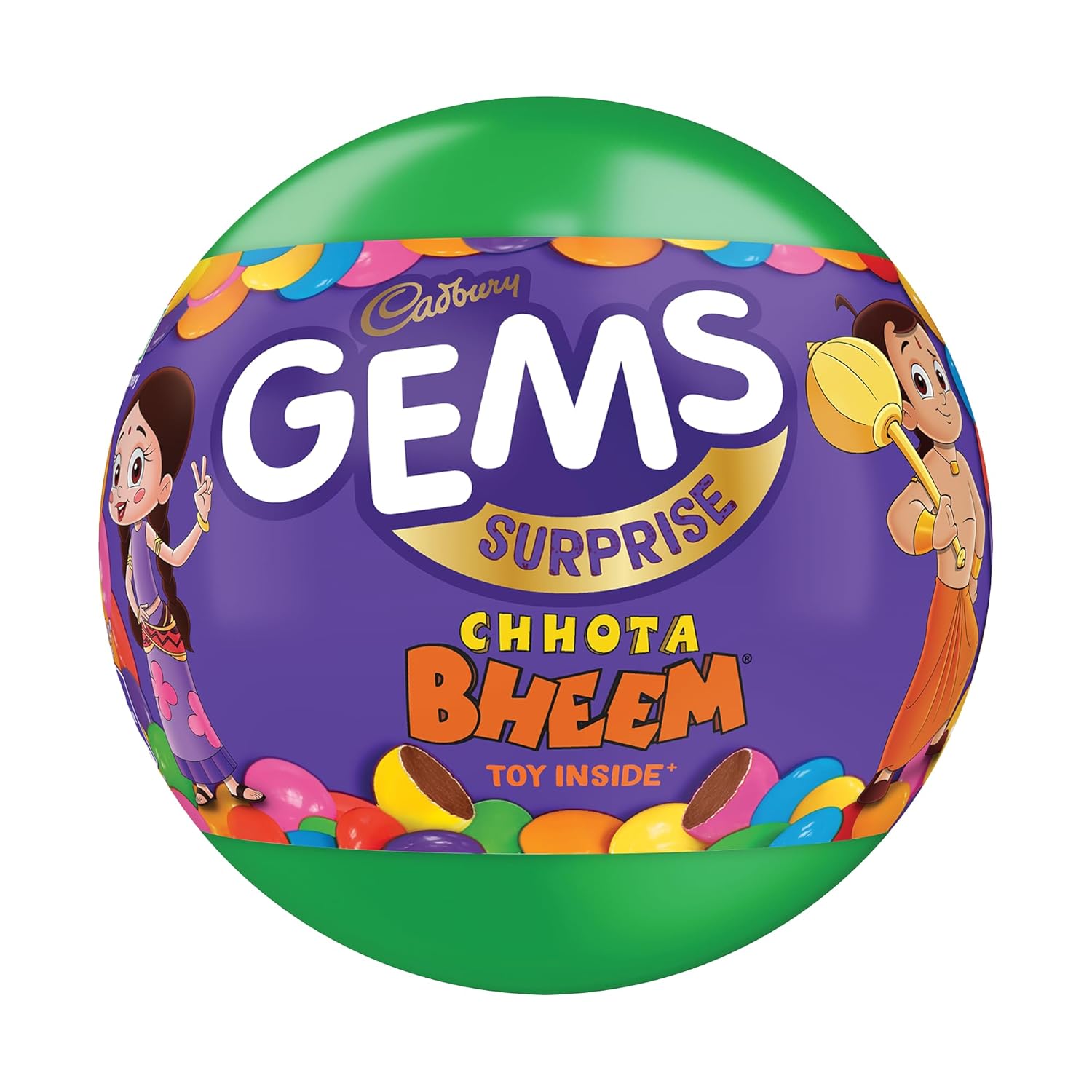 Cadbury Gems Surprise Chocolate Ball, 15.8 g