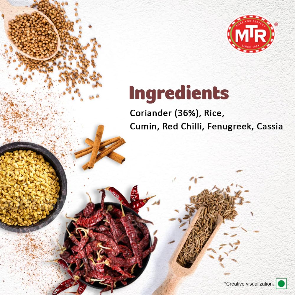 MTR Sambar Powder | Traditional Masalas | Authentic Recipe | 200g