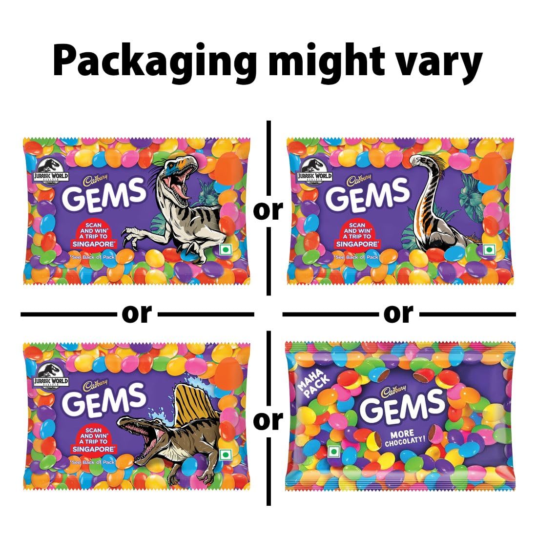 Cadbury Gems Chocolate Pouch, 15.8 g