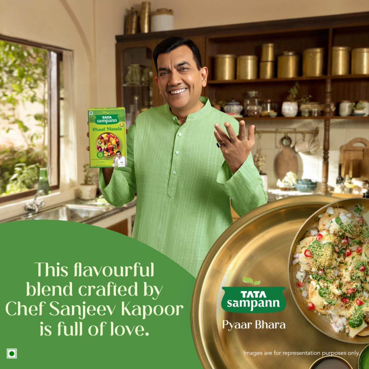 Tata Sampann Chaat Masala with Natural Oils,
