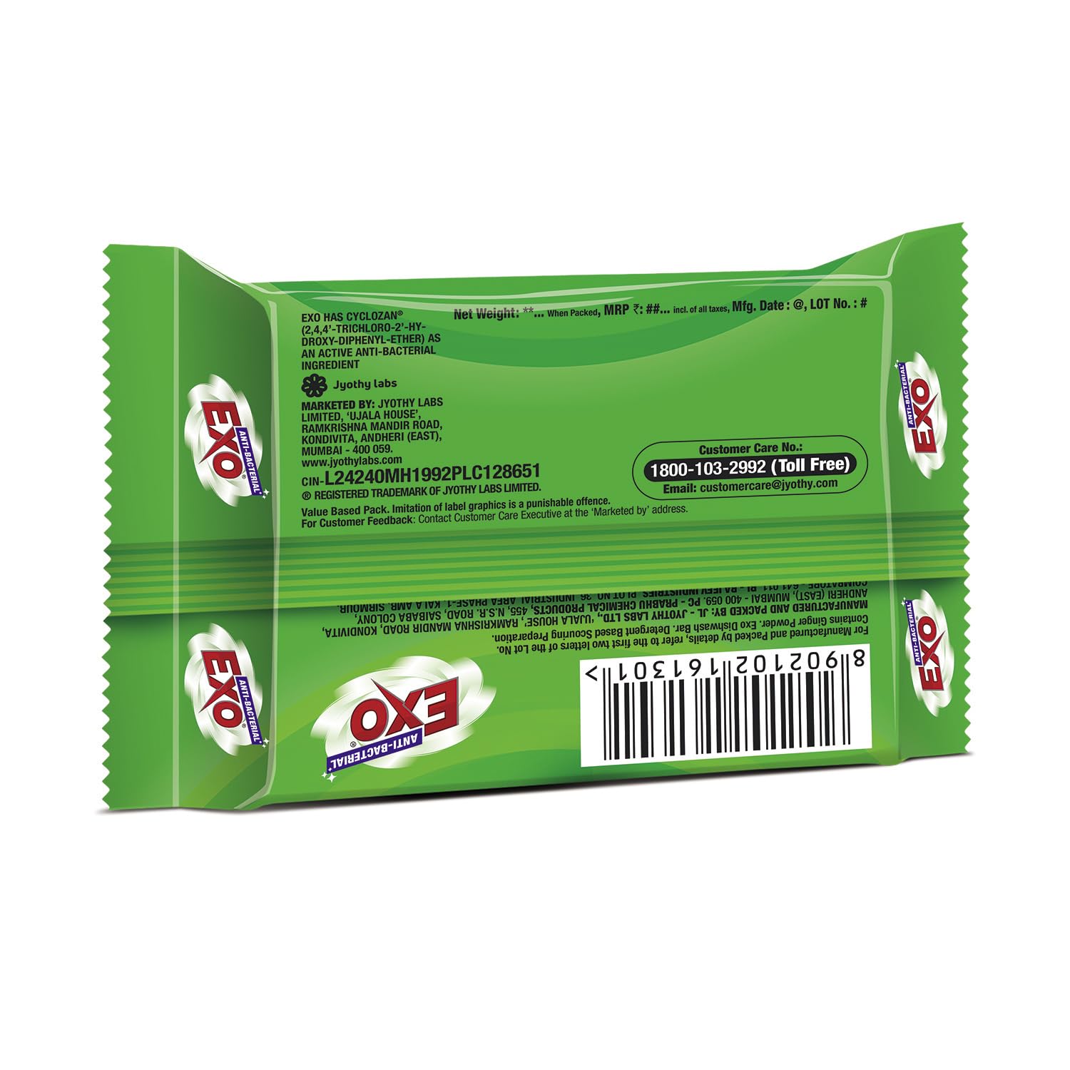 Exo Dishwash Bar 160g (135g + 25g free)