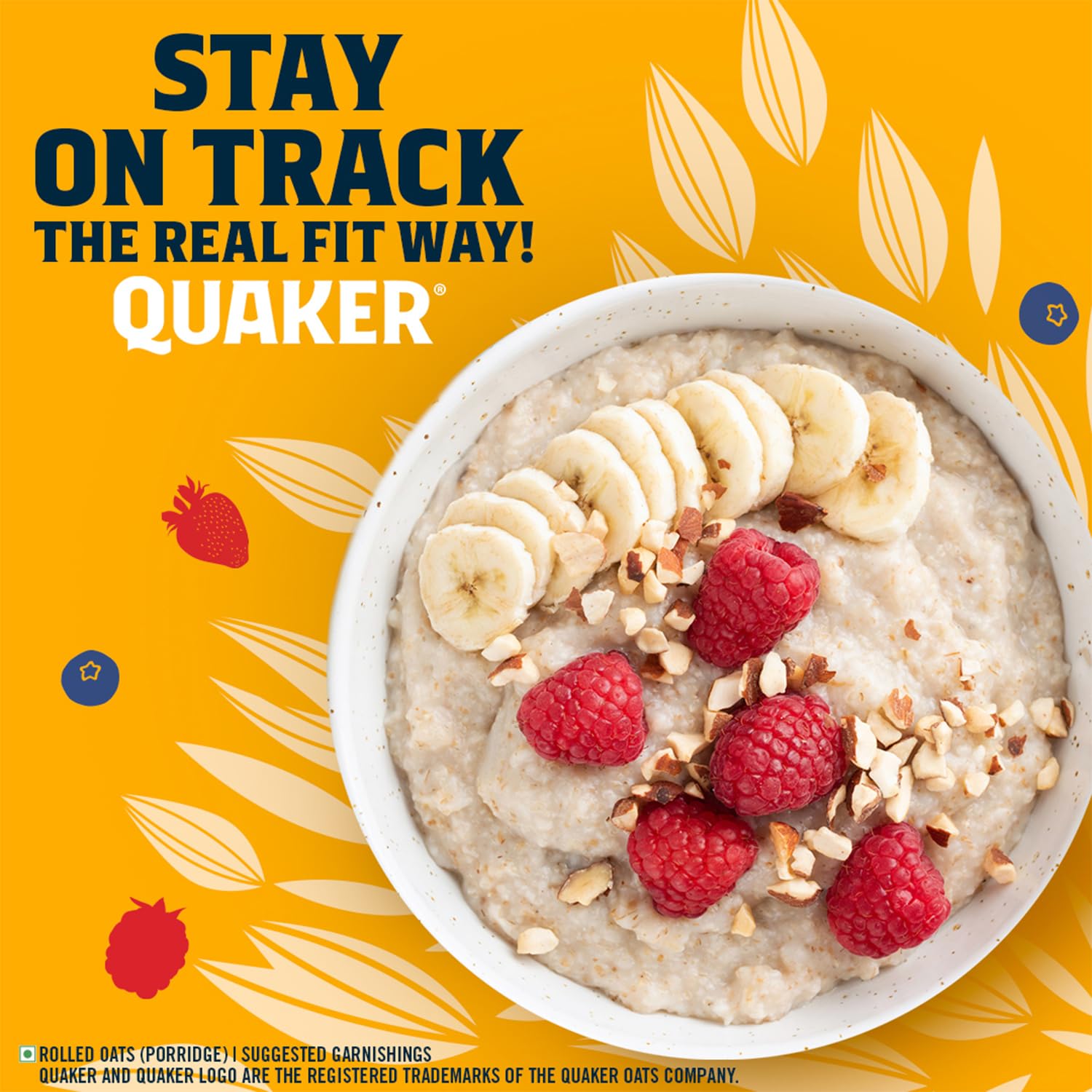 Quaker Oats 1Kg, Rolled Oats Natural Wholegrain, Nutritious Breakfast Cereals