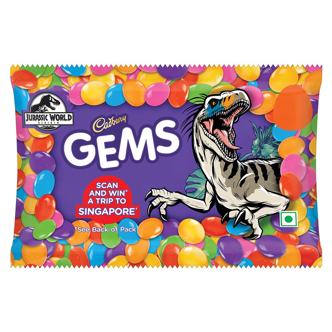 Cadbury Gems Chocolate Pouch, 15.8 g