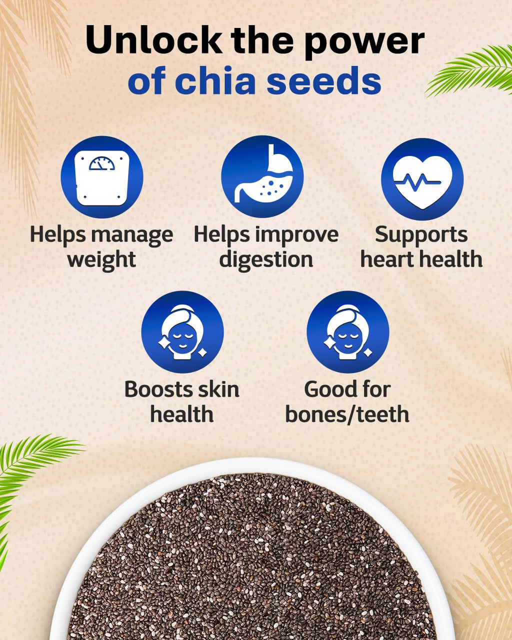 Chia Seeds     - (చియా ఇట్టనాలు)