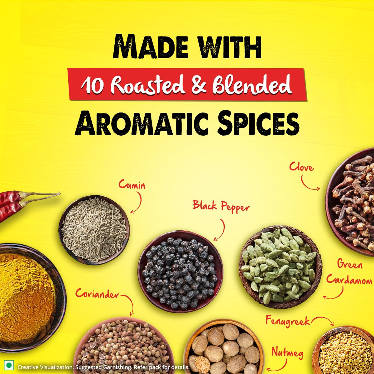 MAGGI Masala-Vegetable Masala, All in One | 120g Pouch (6g x 20 Sachets)