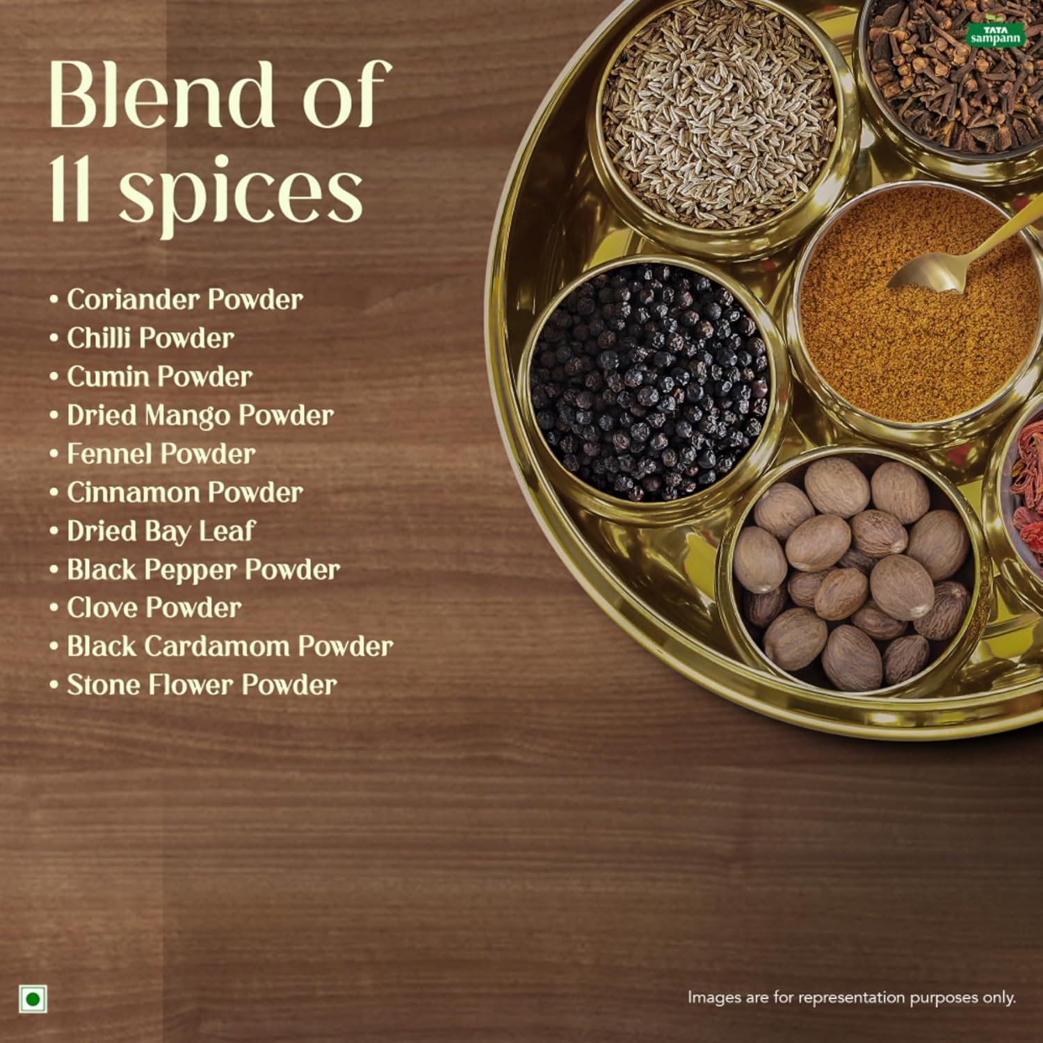 Tata Sampann Pav Bhaji Masala with Natural Oils,