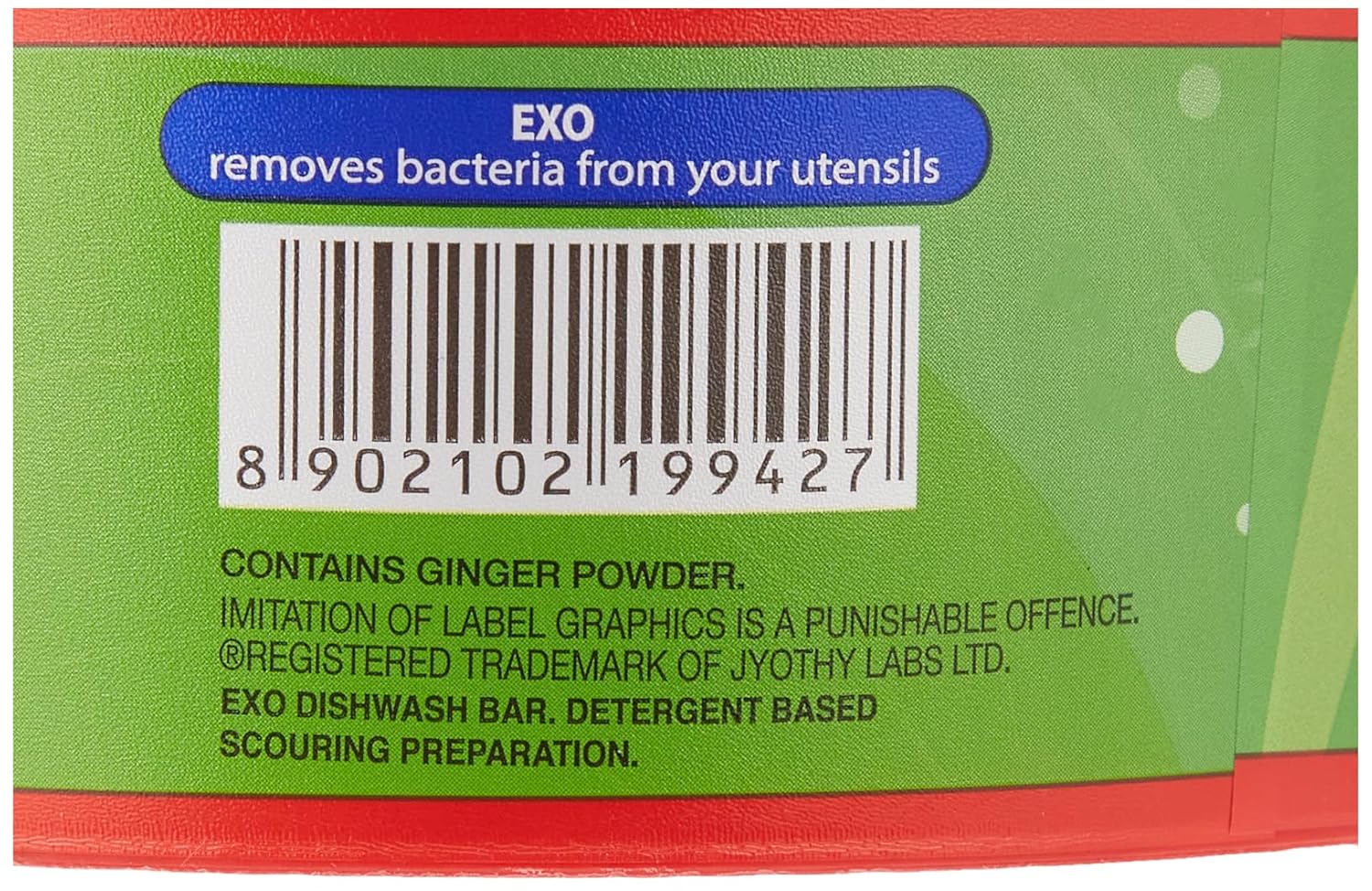 EXO Dish Wash Bar - 500 g with free scrubber