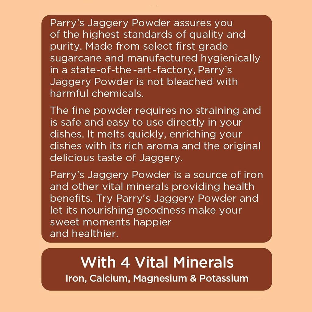 Parry's Jaggery Powder, 500 g