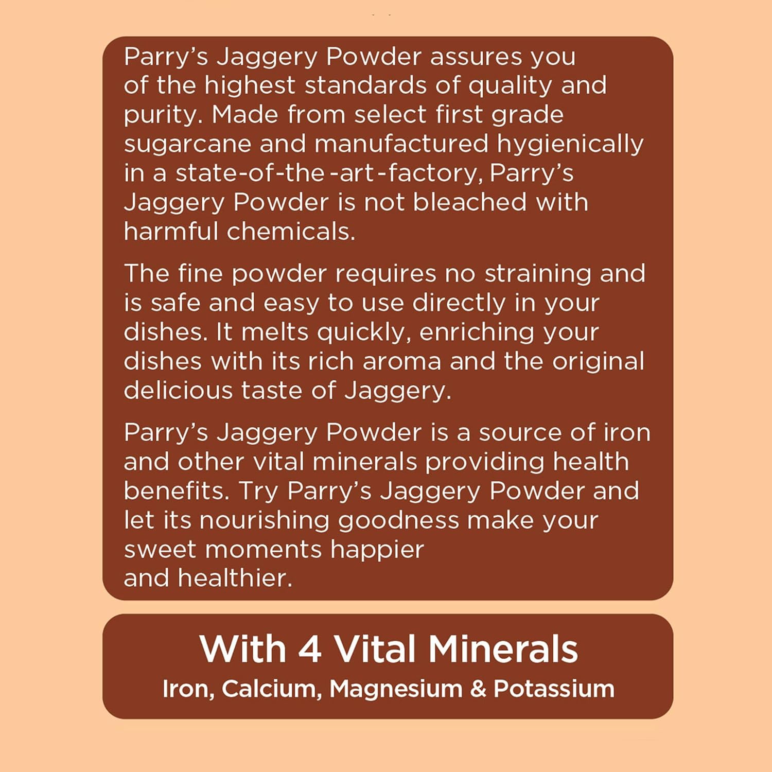 Parry's Jaggery Powder, 500 g