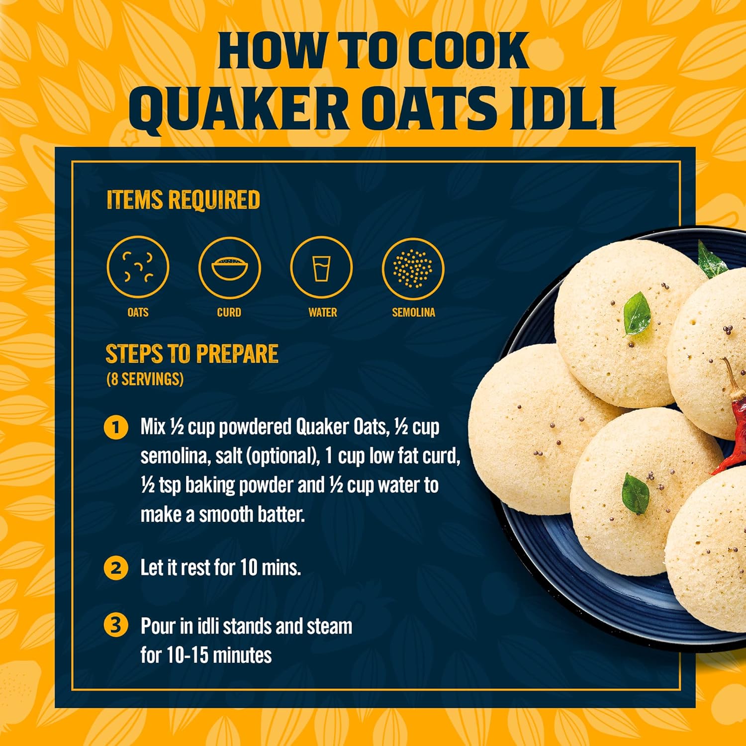 Quaker Oats 400g, Oats Natural Wholegrain