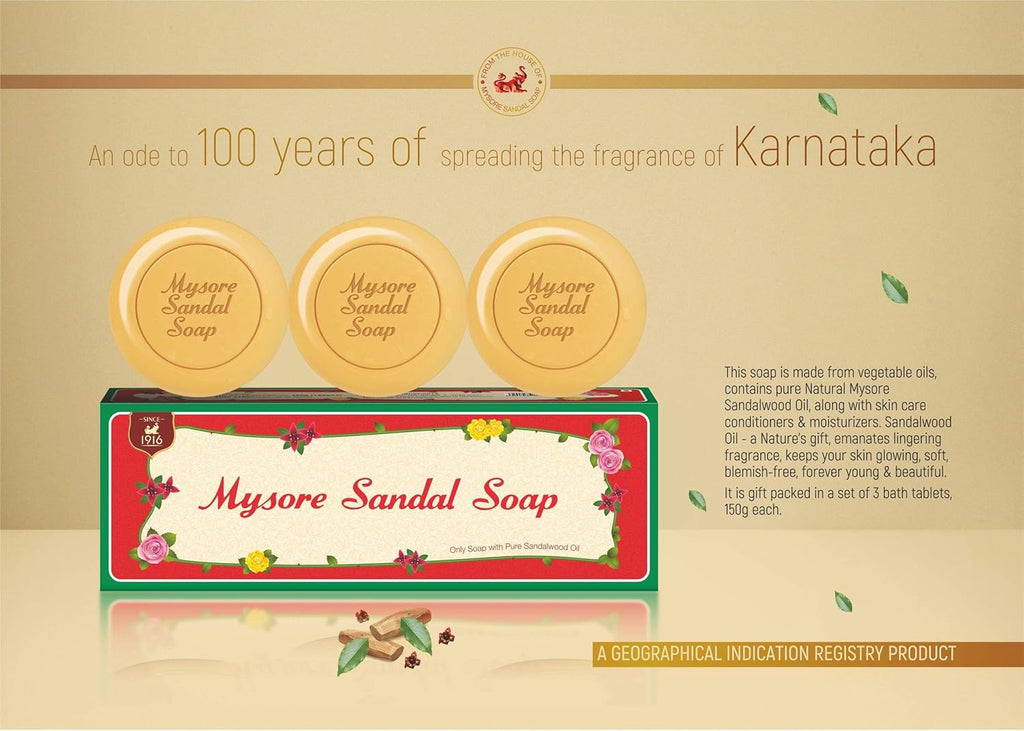 Mysore Sandal Bathing Soap, 150g