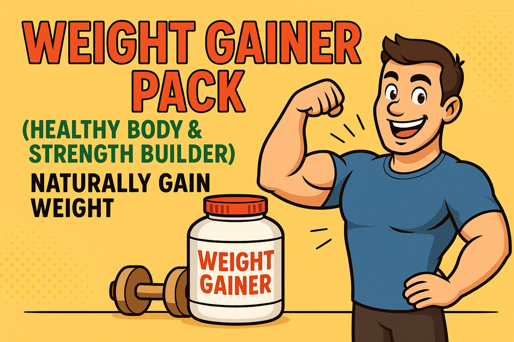 💪 Weight Gainer Pack (Healthy Body & Strength Builder) Naturally Gain Weight • 100% Clean Nutrition • Safe for Kids, Teens & Adults