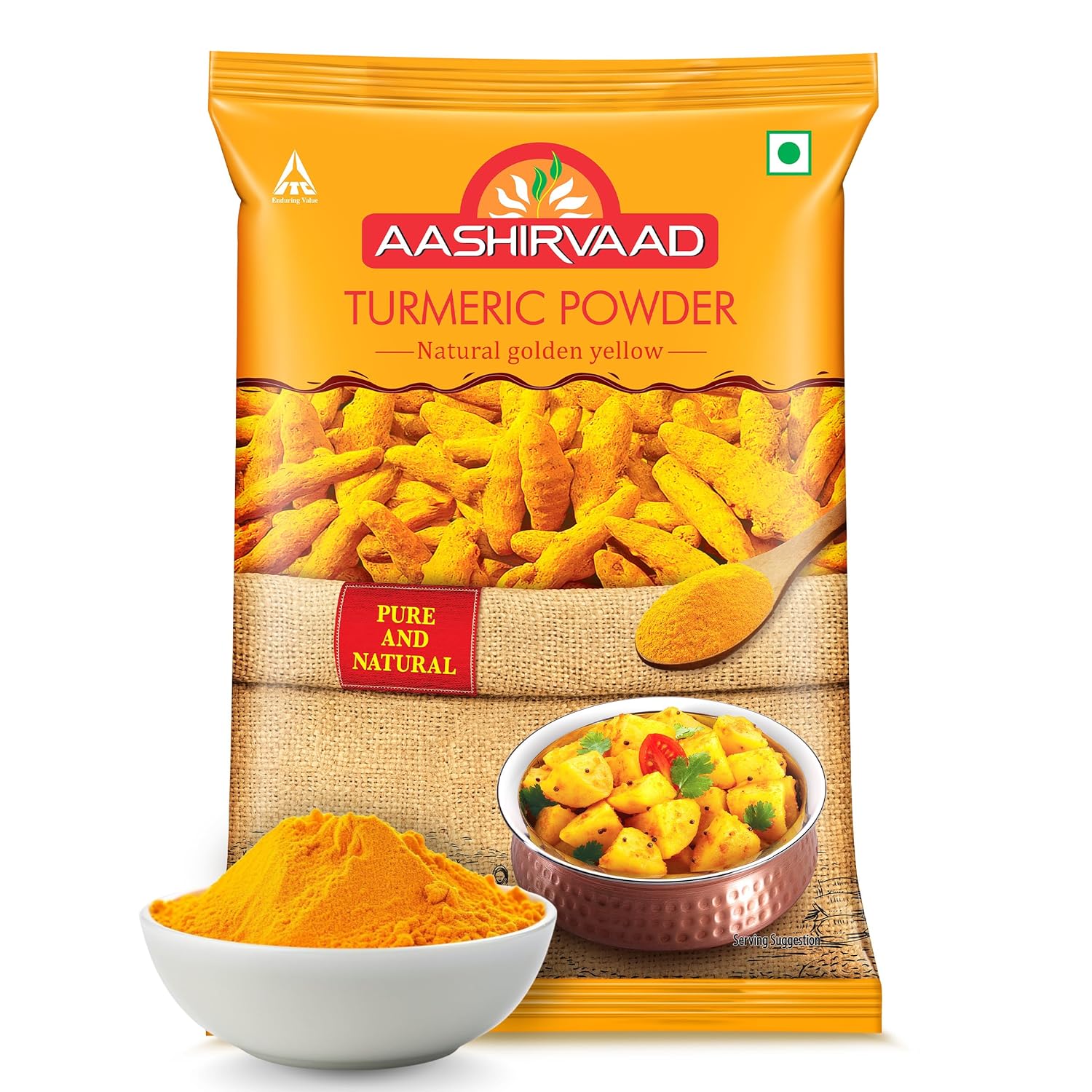 Aashirvaad Turmeric Powder,   (  పసుపు పొడి )